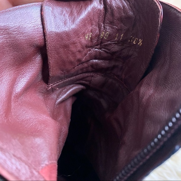 AUTHENTIC DIOR BORDEAUX DUCHESSE CROC CORSET PLATFORM ANKLE BOOT SZ 6.5 - Picture 8 of 11